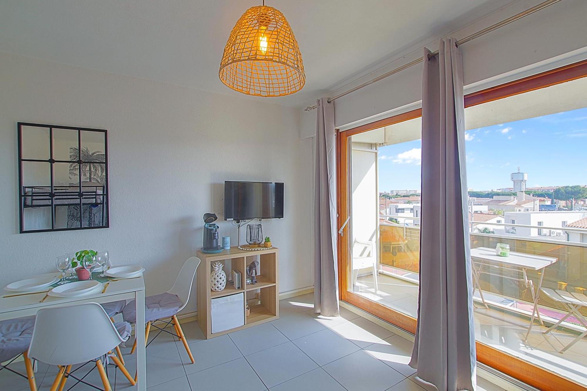 Studio Calme Avec Parking Et Ascenseur -304- Canet-en-Roussillon Eksteriør bilde